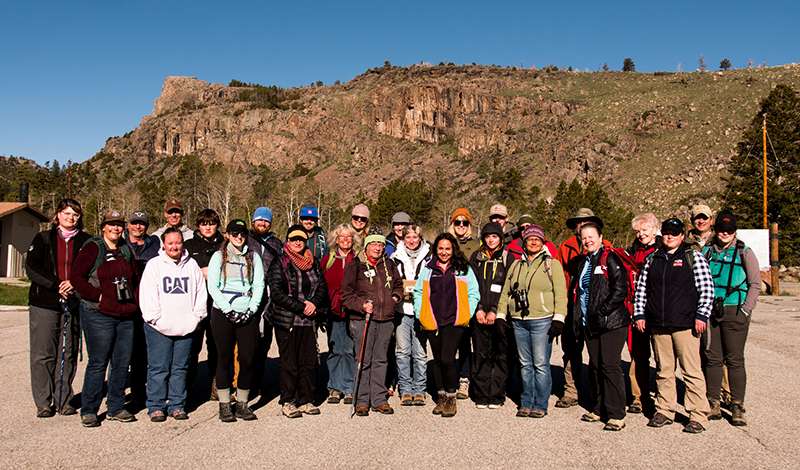 A photograph of the 2022 Class of Wyoming Naturalists