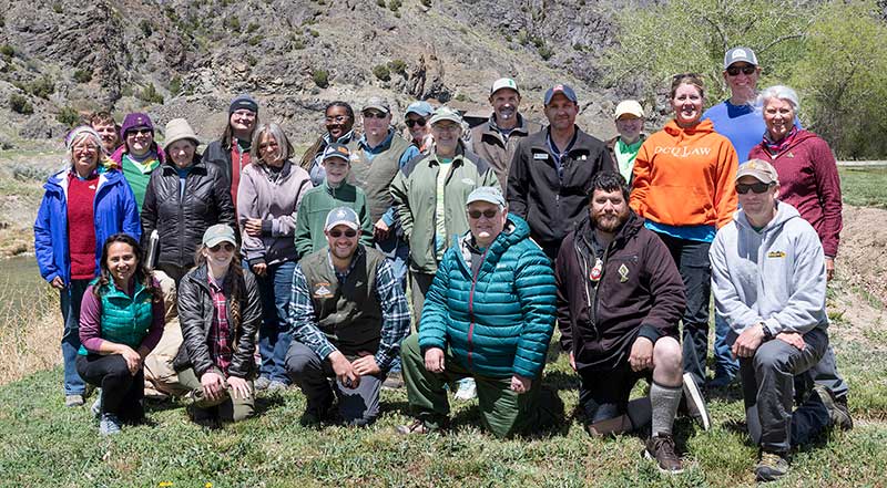 An image of the 2021 Class of Wyoming Naturalists 